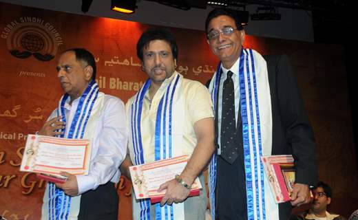 Chandru Punjabee, Govinda and Pahlaj Nihalani at Mother Teresa Award