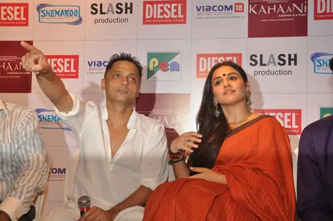 Sujoy Ghosh and Vidya Balan at Kahaani DVD launch