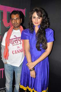 Huma Qureshi and Nawazuddin Siddiqui at Gangs Of Wasseypur Media Meet