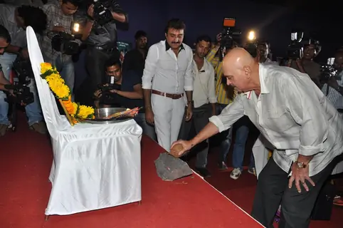 Rakesh Roshan at Mahurat of movie Delhi Eye at Filmistan Studios