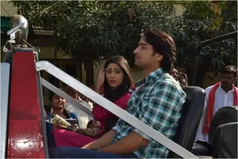 Shaheer Sheikh and Soumya Set at Star Parivaar Awards promotion