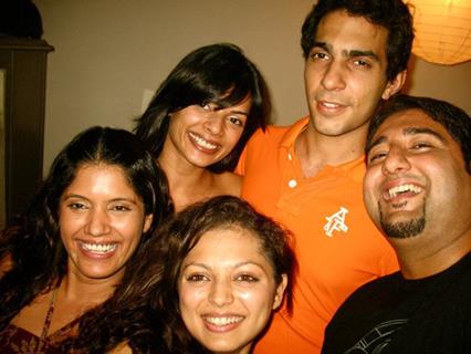 Drashti and Sunaina with friends