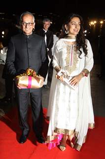 Juhi Chawla with husband Jai Mehta at Karan Johar's 40th Birthday Party