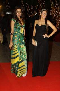 Malaika Arora Khan with Amrita Arora at Karan Johar's 40th Birthday Party