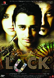 Luck movie poster with Sanjay,Imraan and Shruti