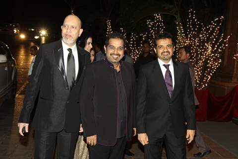 Shankar Mahadevan, Ehsaan Noornani and Loy Mendonsa at Karan Johar's 40th Birthday Party
