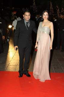Divya Khosla with husband Bhushan Kumar at Karan Johar's 40th Birthday Party