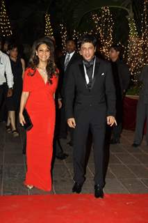 Shahrukh Khan with Gauri Khan at Karan Johar's 40th Birthday Party