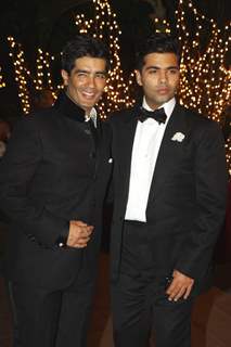 Manish Malhotra with Karan Johar at his 40th Birthday Party