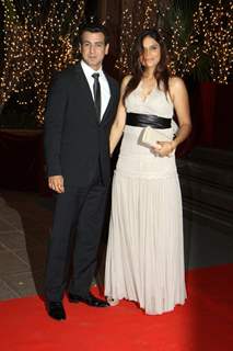 Ronit Roy with wife Neelam Singh Roy at Karan Johar's 40th Birthday Party