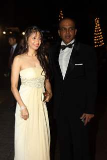 Ashutosh Gowariker with wife Sunita Gowariker at Karan Johar's 40th Birthday Party