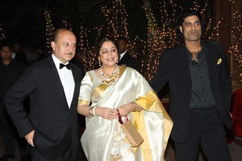 Anupam Kher with Kirron Kher at Karan Johar's 40th Birthday Party