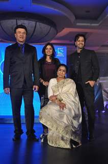 Anu Malik, Sunidhi, Salim Merchant & Asha Bhosle at Launch of Sony's sixth season of Indian Idol