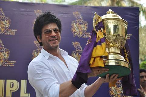 Shah Rukh Khan's press conference after KKR's victory in Indian Premiere League T20 at the IPL Season 5