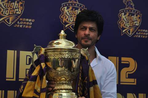 Shah Rukh Khan's press conference after KKR's victory in Indian Premiere League T20 at the IPL Season 5