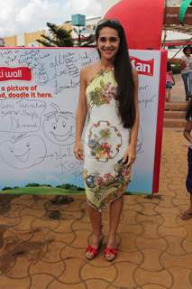 Bollywood actress Tara Sharma promotes Kissan at Malad. .