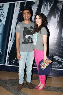 Bollywood celebrities at the premiere of film Awara at PVR. .
