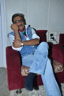 Bollywood actor Jackie Shroff promotes film 'Life Is Good' with Anant Mahadevan at MHADA. .