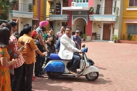 Cast of Ferrari Ki Sawaari On the Sets of Tarak Mehta Ka Ooltah Chasmah