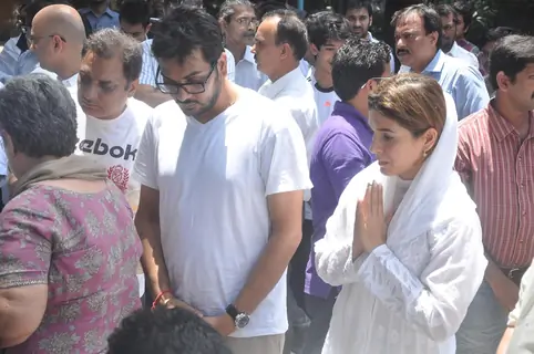Suresh Hirani's funeral