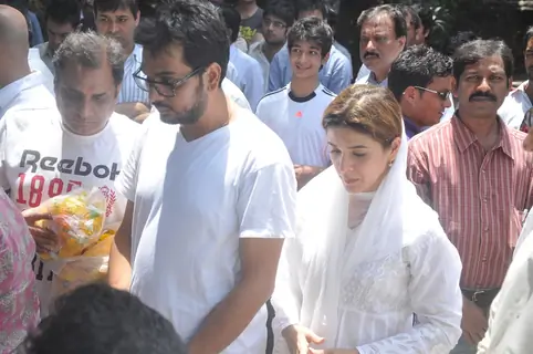 Suresh Hirani's funeral