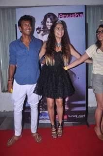 Bollywood actors Milind Soman and Shahana Goswami during Anusha Dandekar's  album launch 'Better Then Your EX' in Tryst, Mumbai. .