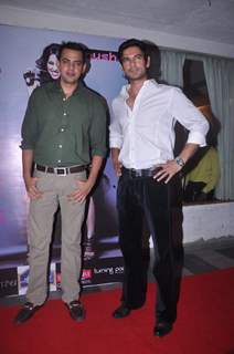 Bollywood celebrities at Anusha Dandekar's album launch in Tryst, Mumbai. .