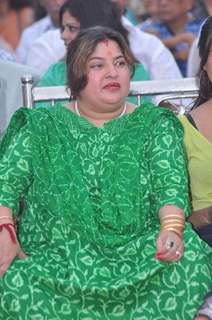 Bollywood celebrity Dolly Bindra at world environment day celebrations in Mumbai. .