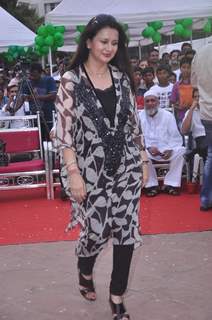 Bollywood actress Poonam Dhillon at world environment day celebrations in Mumbai. .