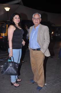 Kiran Juneja and Ramesh Sippy at International Airport leave for IIFA