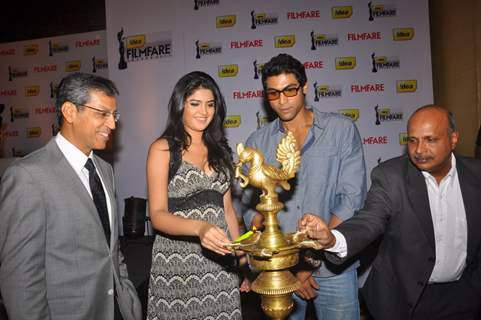 Press Conference of 59th South Filmfare Awards at The Park Hotel, Hyderabad