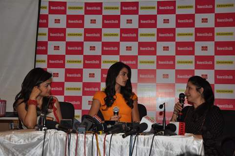 Nargis Fakhri unveils Women's Health Magazine