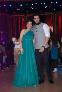 Contestants at the launch of 'Jhalak Dikhhla Jaa' Season 5 at Filmistan Studios. .