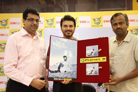 Bhupesh Grover CFO of Planet M, Sanjay Dixit and singer Ali Haider launched his latest album 'Kee Jana Mein Kaun' at Planet M, Powai. .
