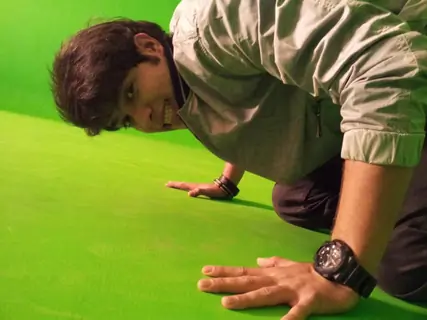 Prateek during D3's shoot