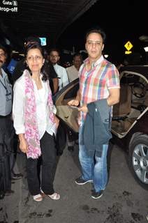 Boman Irani, Vidhu Vinod Chopra and Vidya Balan Leave for IIFA