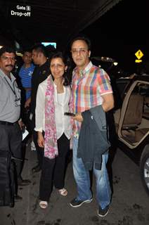 Boman Irani, Vidhu Vinod Chopra and Vidya Balan Leave for IIFA