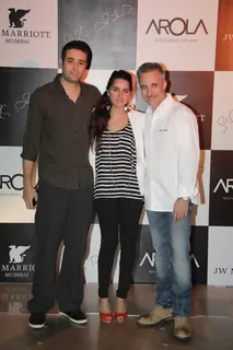 Akshay Kumar during the launch of Arola restaurant held at JW Marriott Juhu in Mumbai