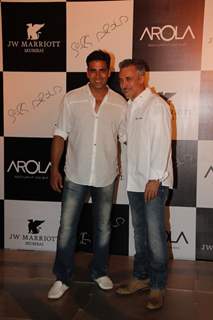 Akshay Kumar during the launch of Arola restaurant held at JW Marriott Juhu in Mumbai