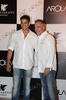 Akshay Kumar during the launch of Arola restaurant held at JW Marriott Juhu in Mumbai