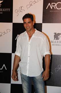 Akshay Kumar during the launch of Arola restaurant held at JW Marriott Juhu in Mumbai