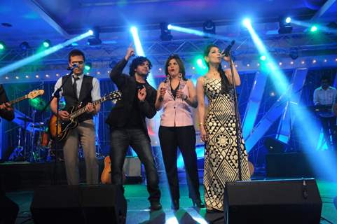 Celebs at Strings India Tour 2012 live concert at ITC Grand Maratha