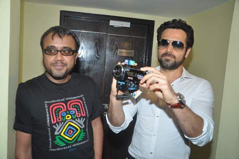 Dibakar Banerjee and Emraan Hashmi at 'Shanghai' film promotional event