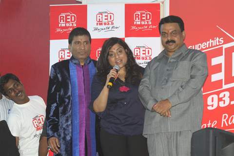 Raju Shrivastava at RED FM 93.5 studio