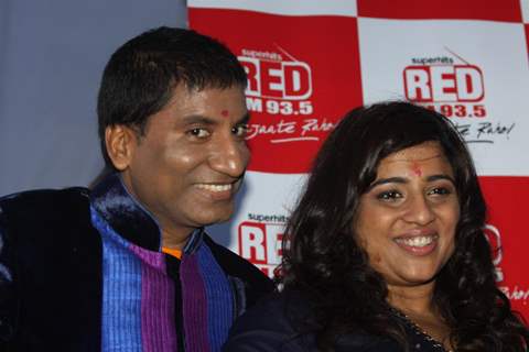 Raju Shrivastava at RED FM 93.5 studio