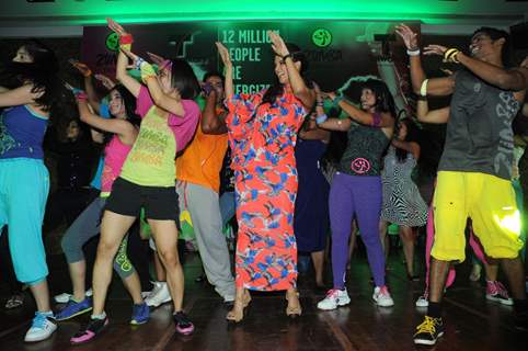 Neha Dhupia Unveils Zumba Fitness sessions for Talwalkars