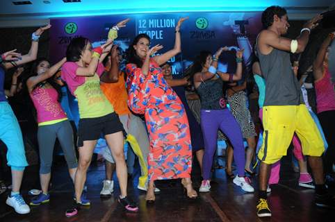 Neha Dhupia Unveils Zumba Fitness sessions for Talwalkars