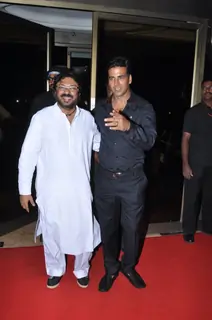 Sanjay Leela Bhansali and Akshay Kumar at Rowdy Rathore Success Party