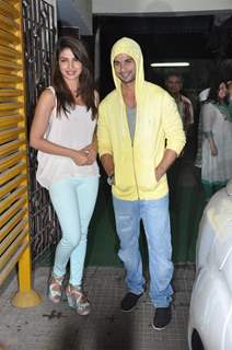 Priyanka Chopra and Shahid Kapoor at Special Screening Film Teri Meri Kahaani