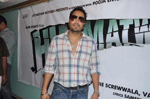 Mika Singh at Song Recording of Film Himmatwala - 2